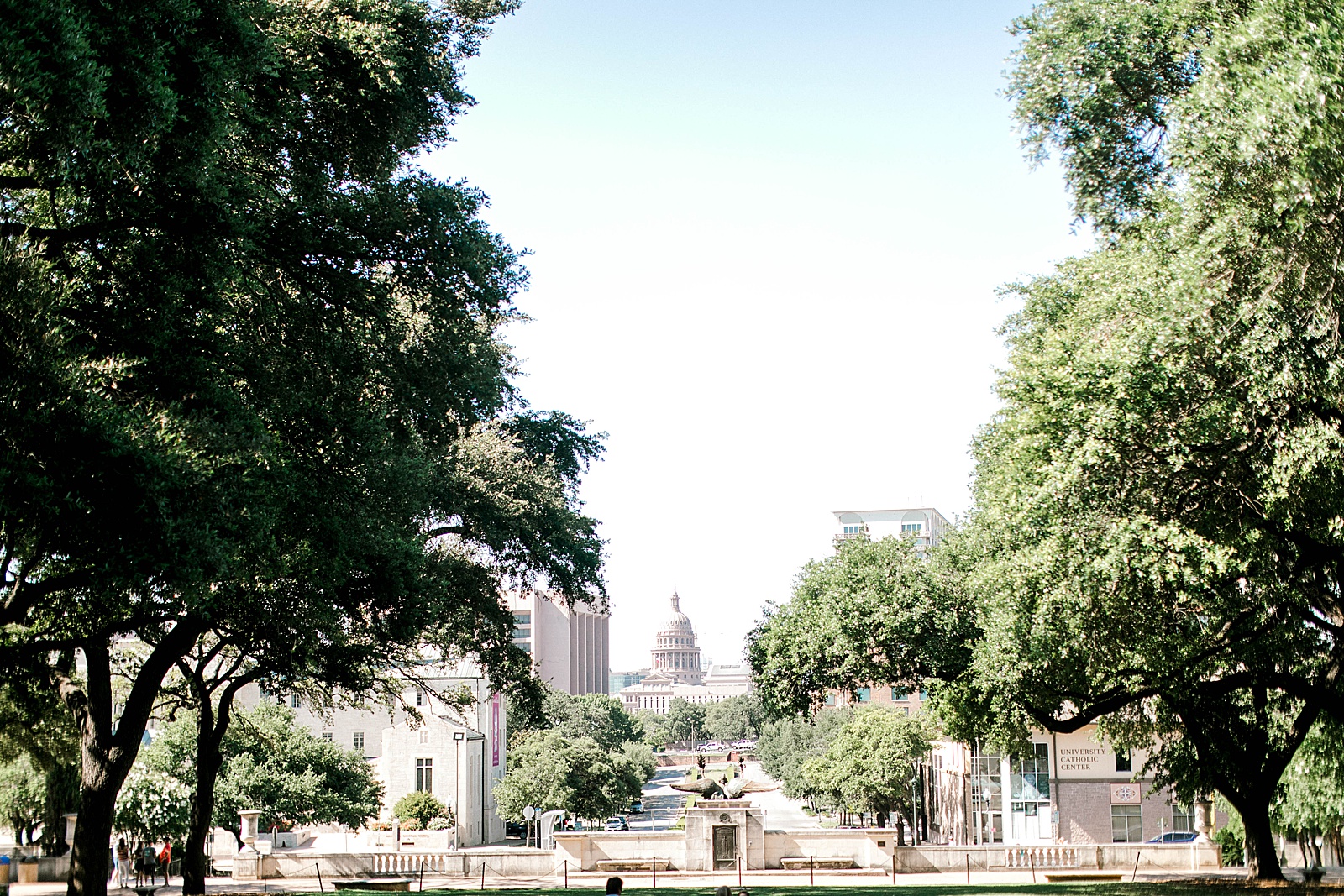 texas state capitol from ut austin