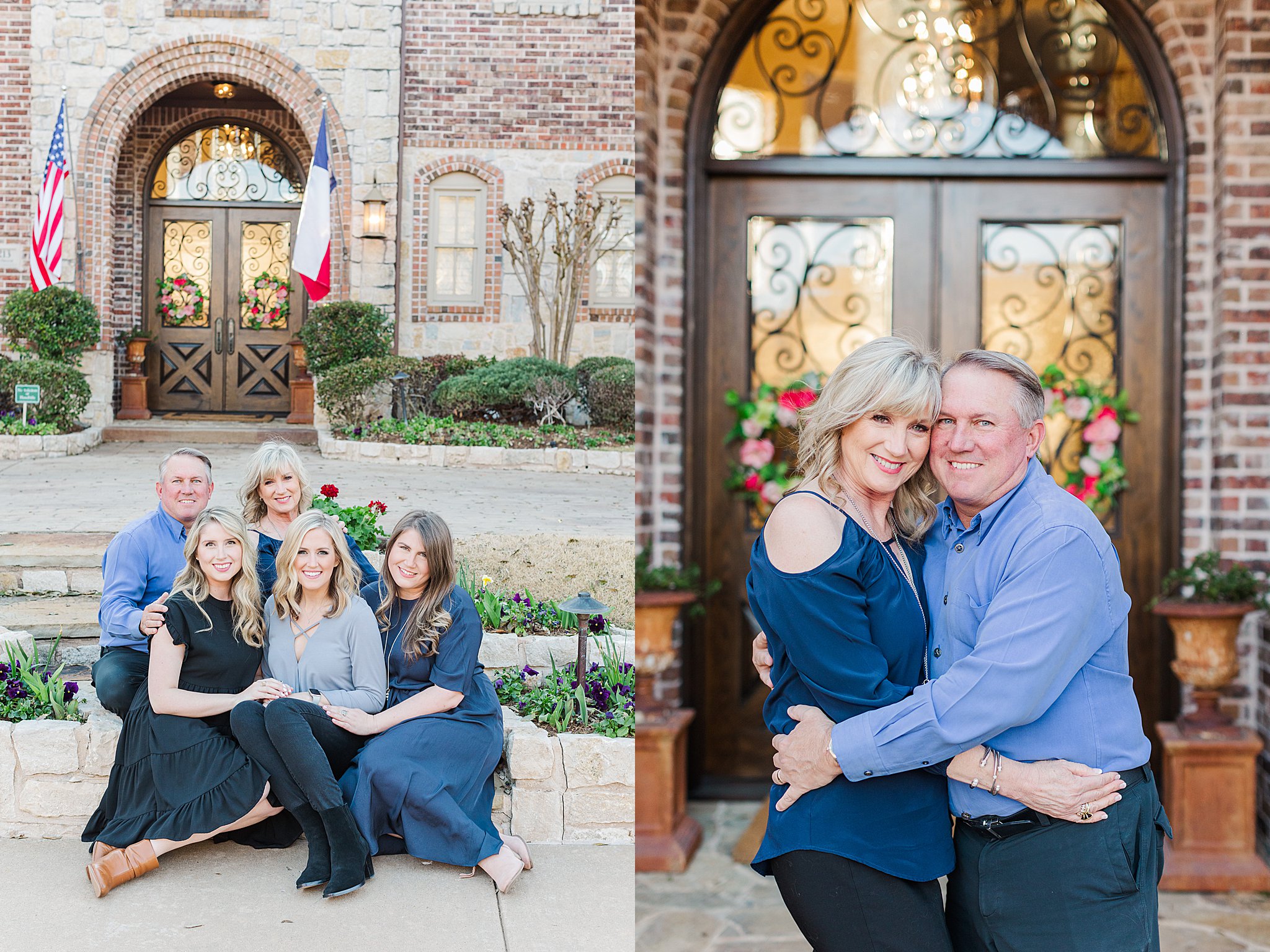 plano family photos at private residence