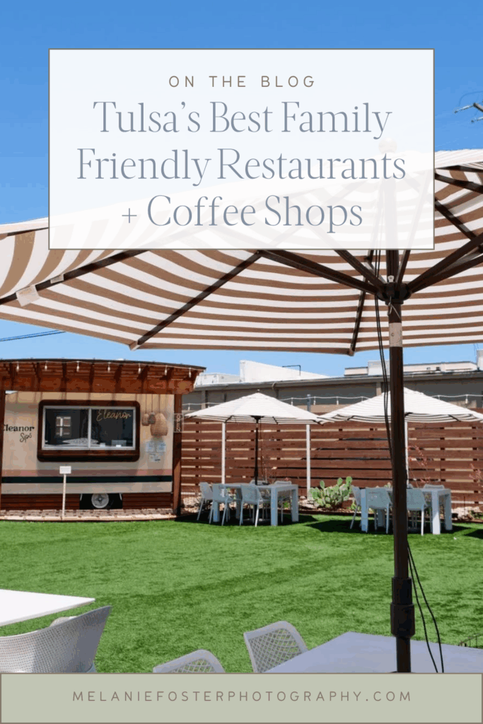 patio and turf area outside laureannae - one of tulsa's best family coffee shops