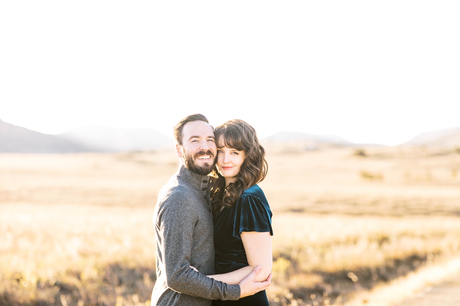 engagement photos in the wichita mountains