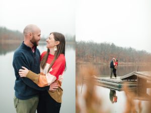 proposal at lake