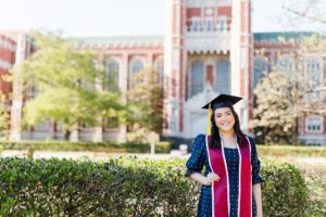 college senior graduation portraits