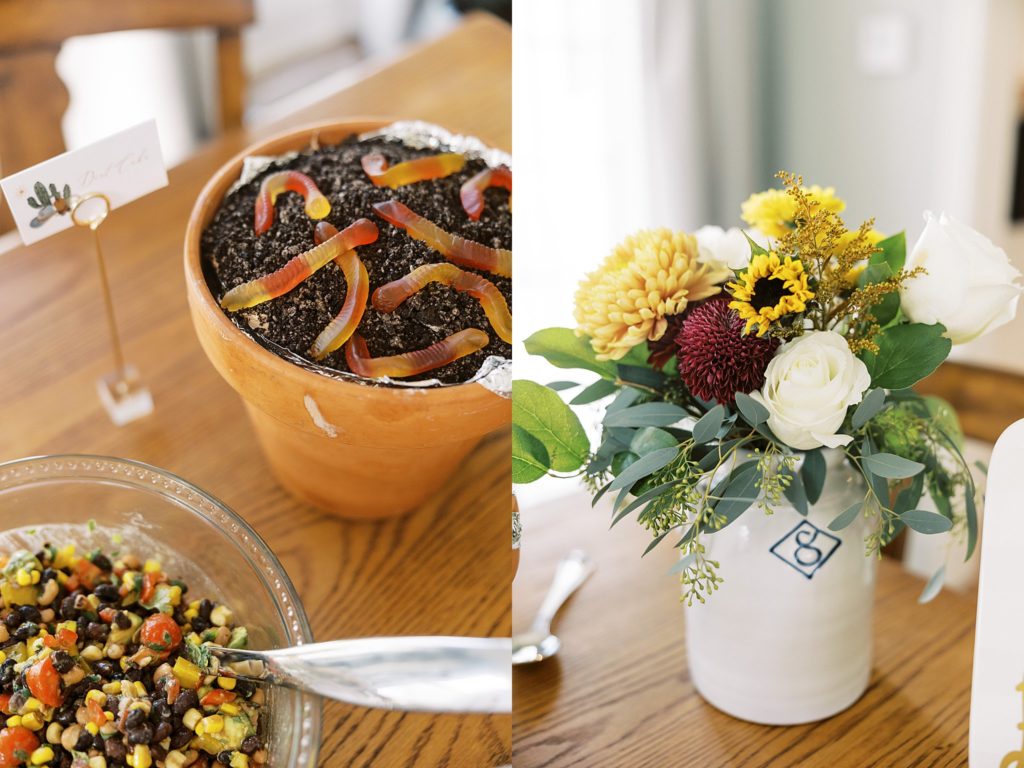 rodeo themed party food ideas and fall flowers