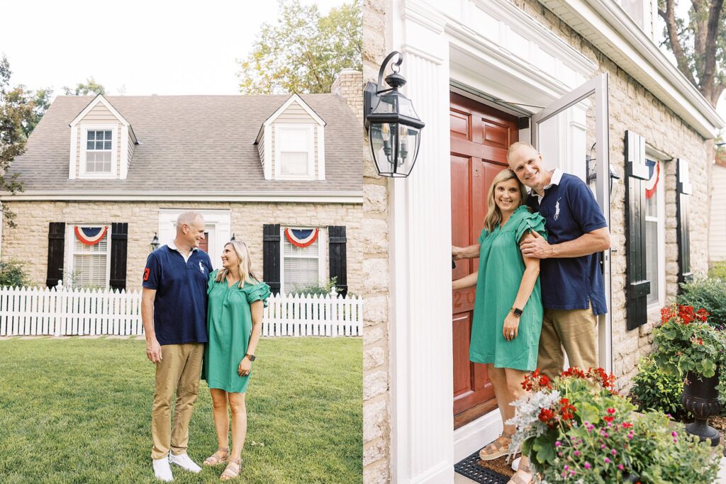 couple celebrates 22 years of owning their bartlesville home with summertime family photos